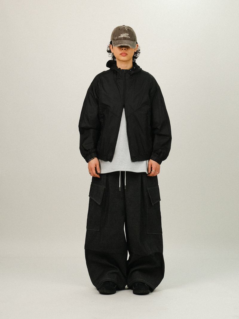 AD Non-fade Big Cargo Denim Pants
