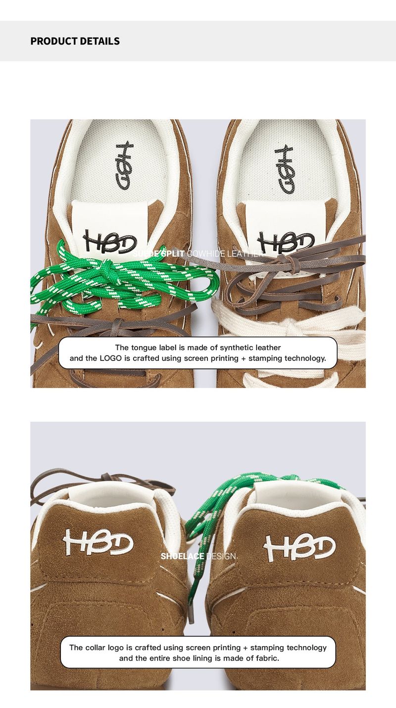 HBD "Little Puff" Thin-Soled Casual Shoes