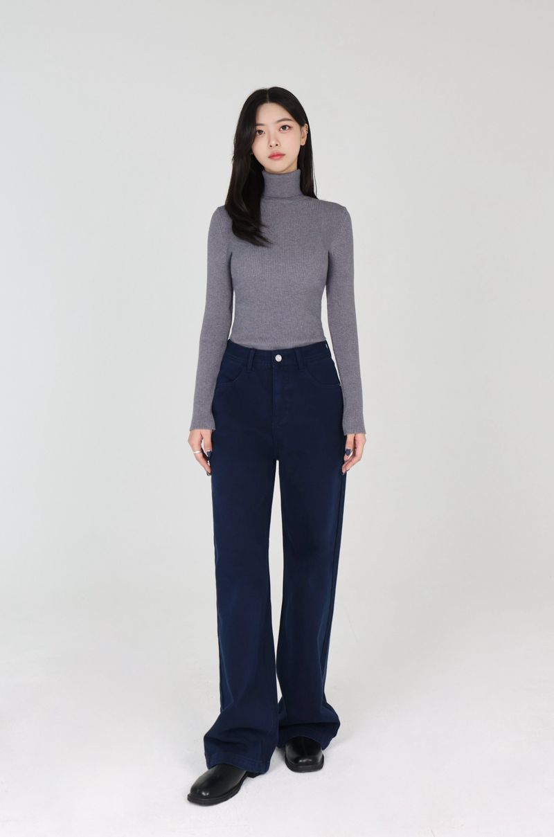 ur.fit（オールフィット）の「CLOUD FLEECE NAVY BLUE COLOR DYING STRAIGHT DENIM 26030（Pants）」