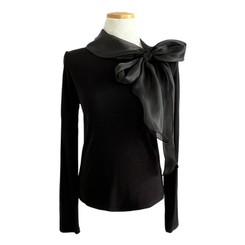 Tilly Tie Scarf Long Sleeve Top