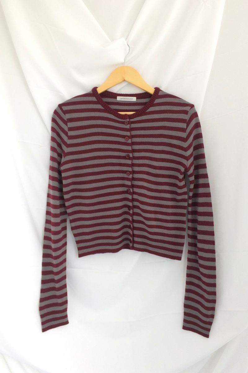 Cozy Striped Cardigan