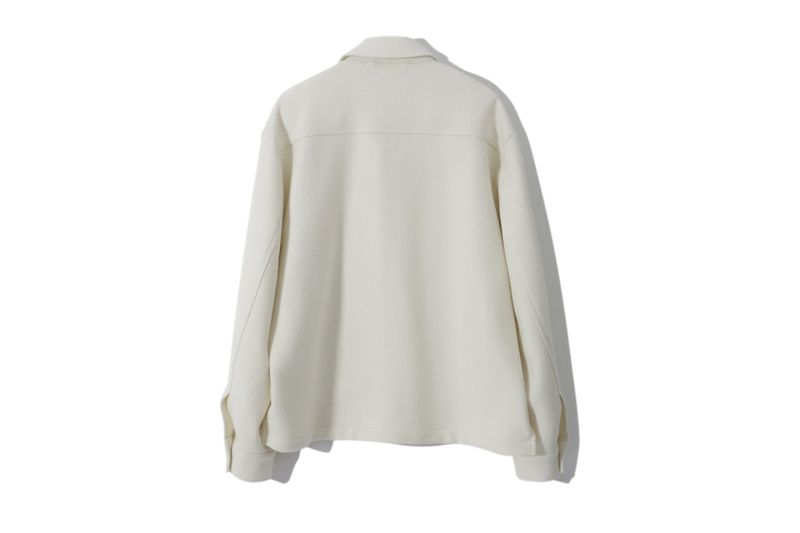 CLASSIC CROPPED SHIRT JACKET (ecru)