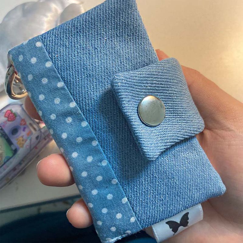 Sky Dot Patch Card Wallet