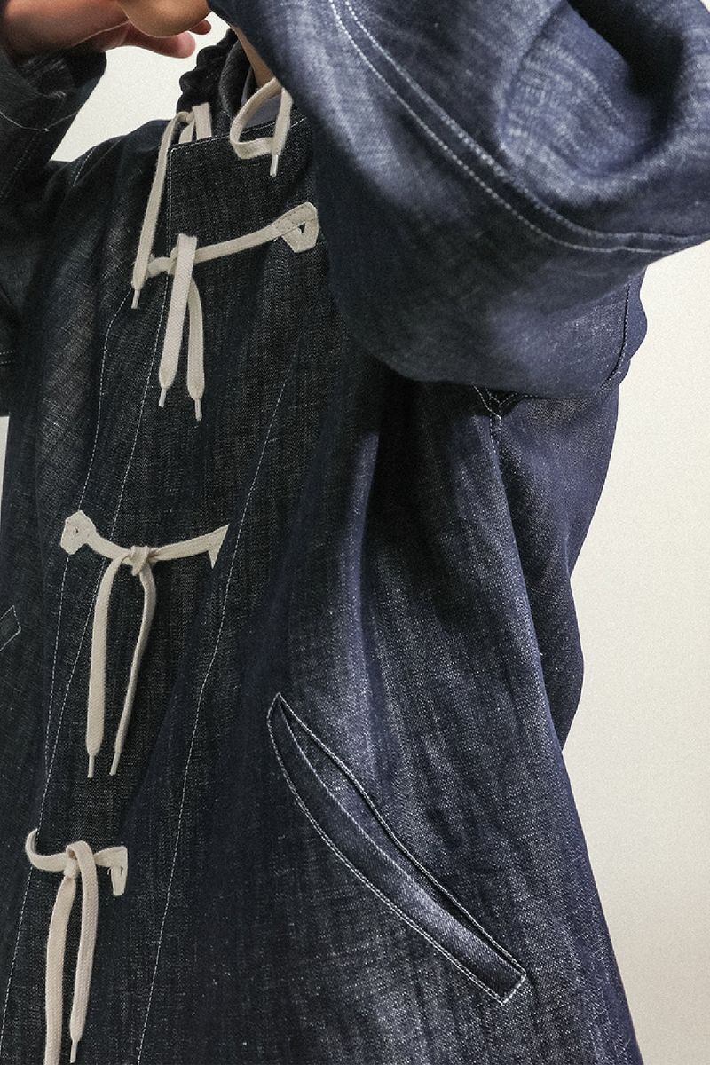 HOOD CARDIGAN JACKET-INDIGO NAVY