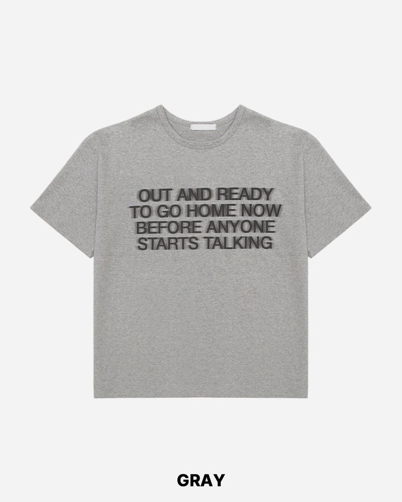 Blur Printing Short Sleeve T