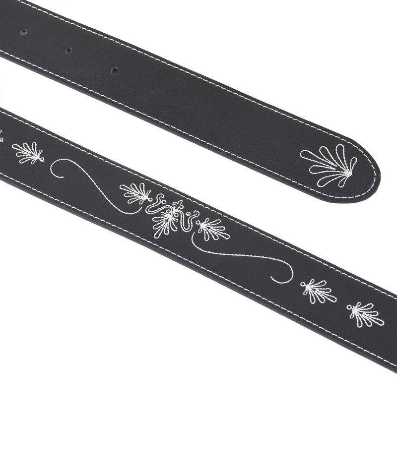 Heritage Embroidery Belt_Black