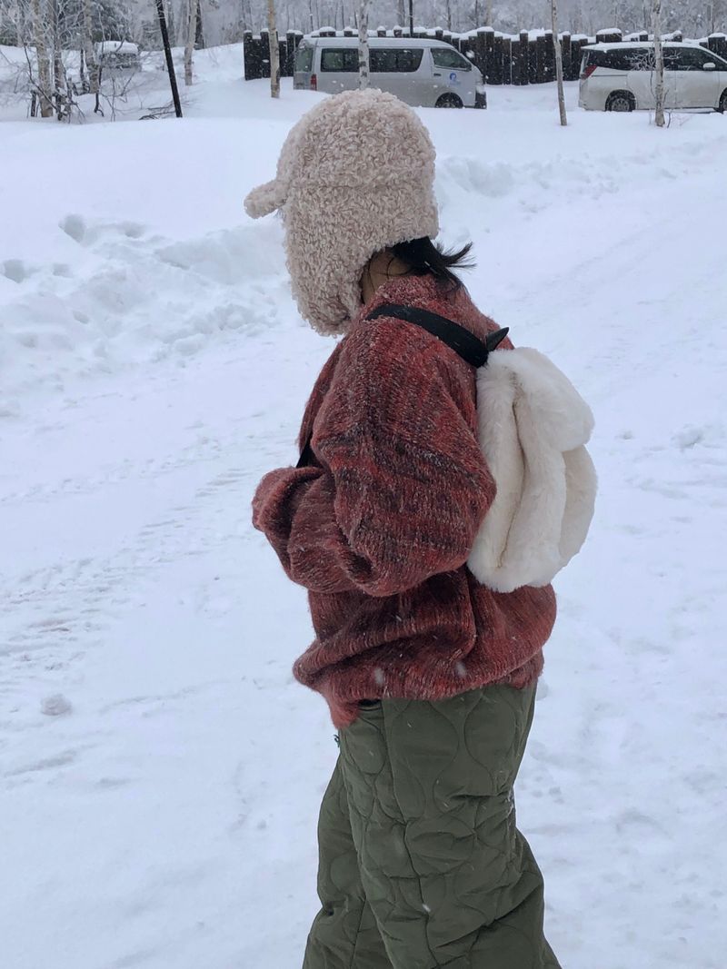 Fable snow melange knit