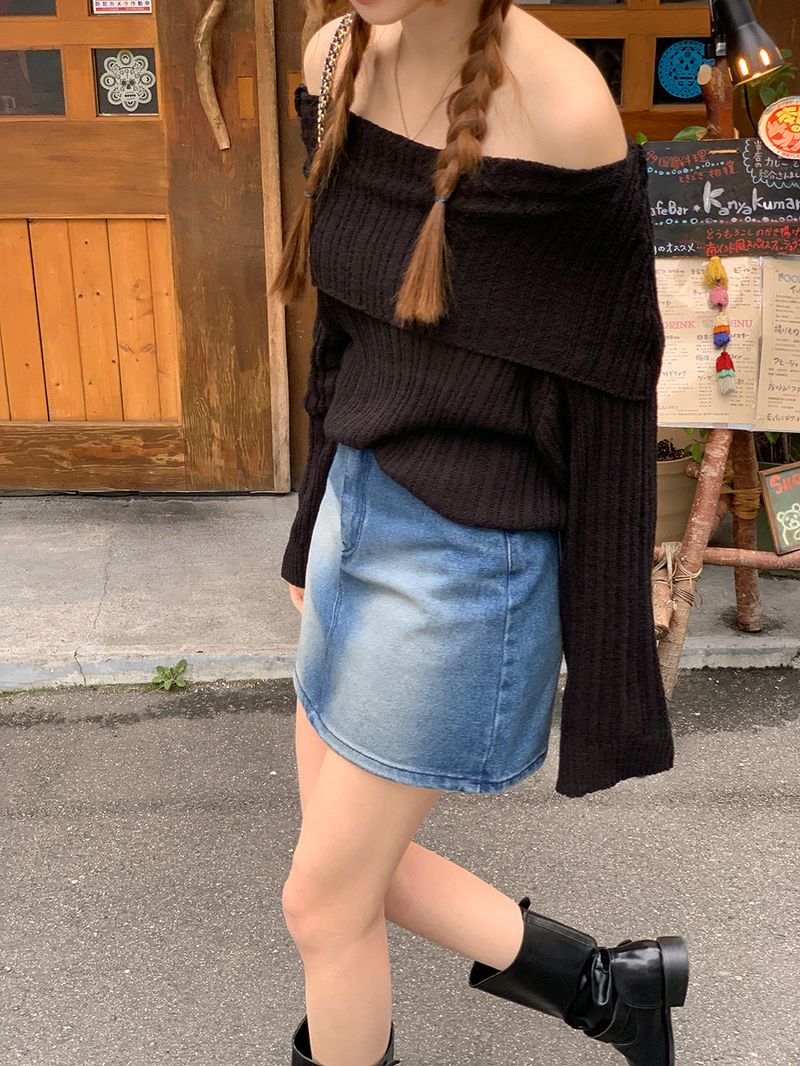 [MADE] Dune Y2K denim mini skirt