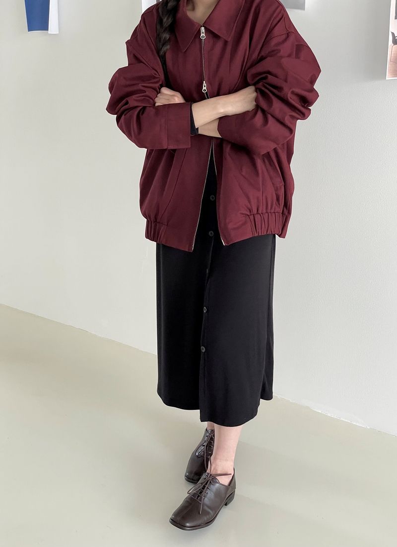 Arco iris(アルコイリス)の「Snap detail blouson jacket(Jackets/Outerwear)」
