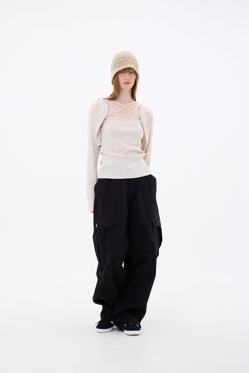 ARIOSO BOLERO SET / BEIGE