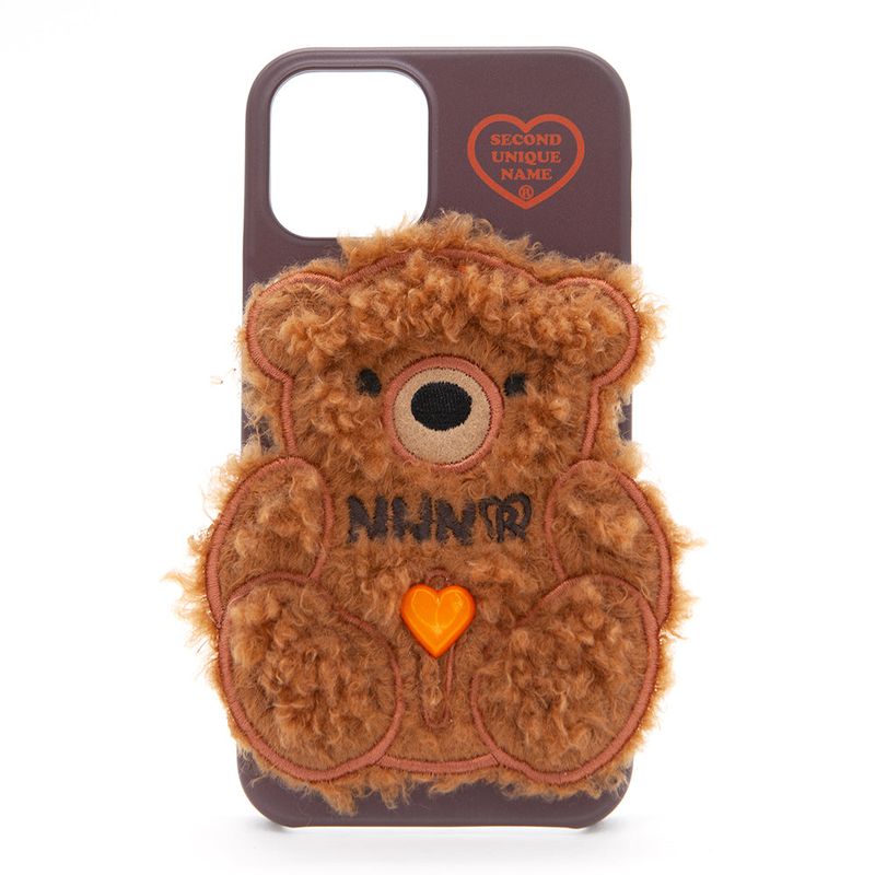 SUN CASE PATCH FLEECE BEAR MAPLE BROWN