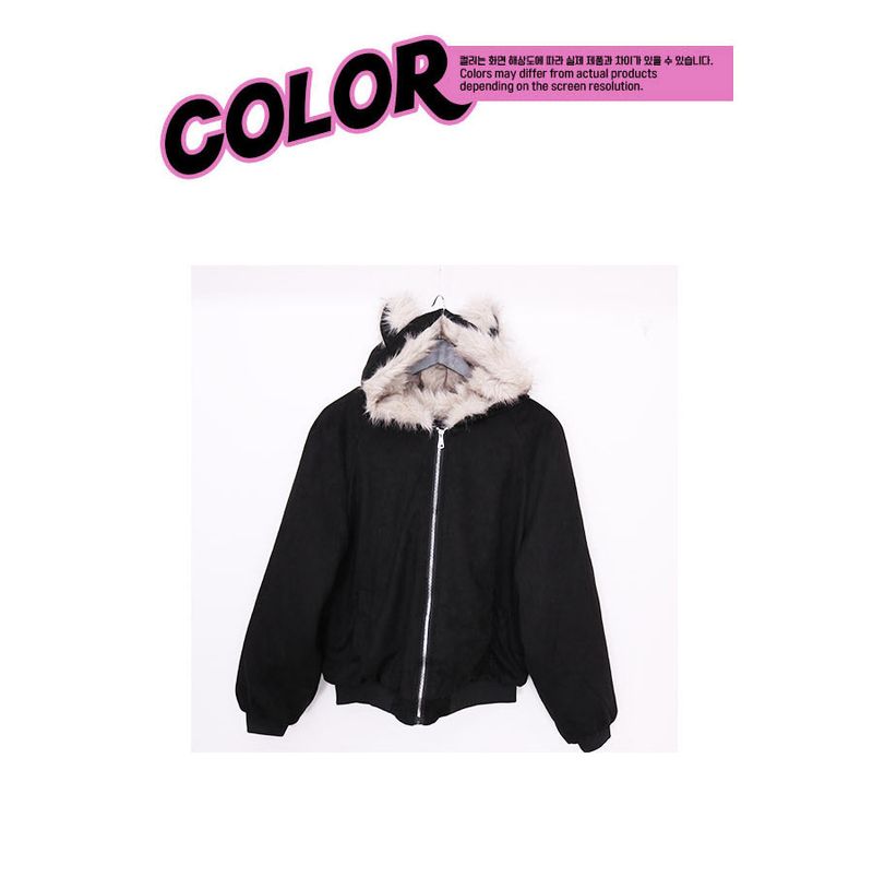 black fox hood jumper (누빔)
