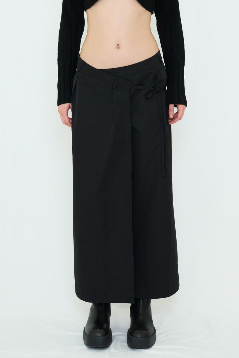 WRAP MAXI SKIRT