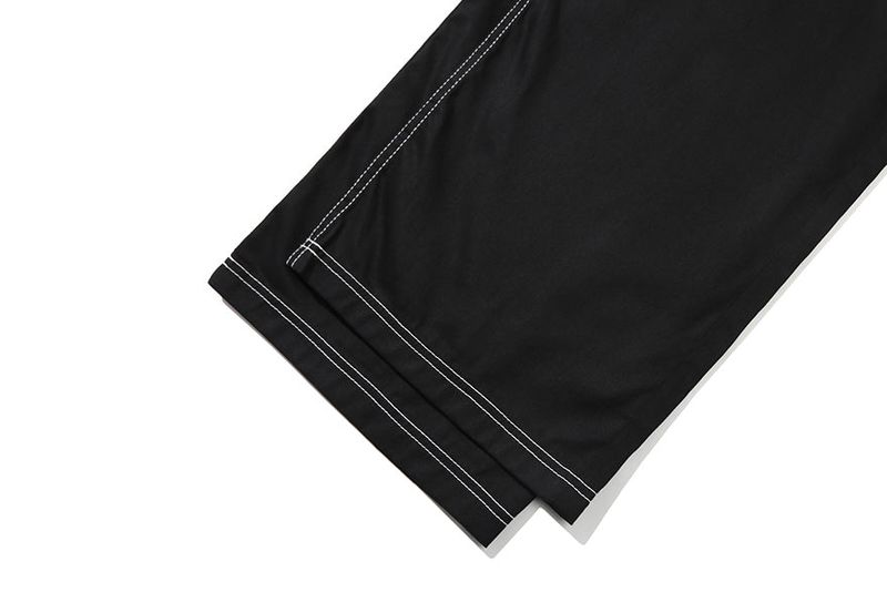 WIDE COTTON PANTS_BLACK