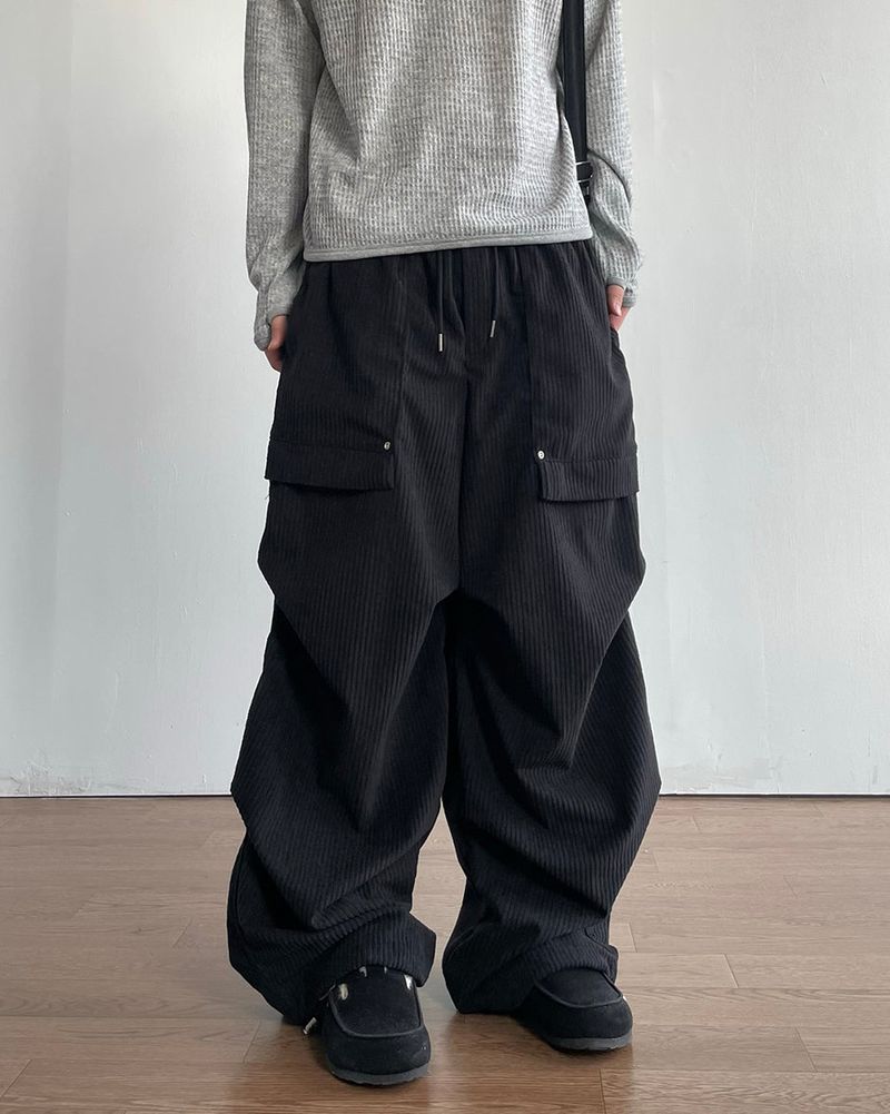 Crip Rivet Corduroy Pants