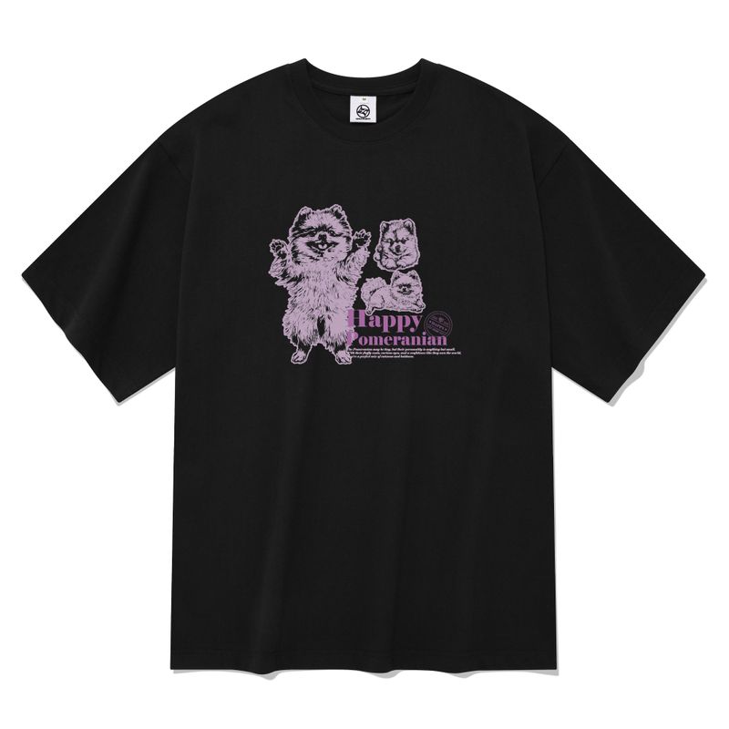 HAPPY POMERANIAN T-SHIRTS