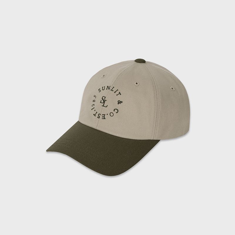 Sunlit（サンリット）の「SUNLIT LETTERING BALL CAP (BEIGE/KHAKI)（Hats）」