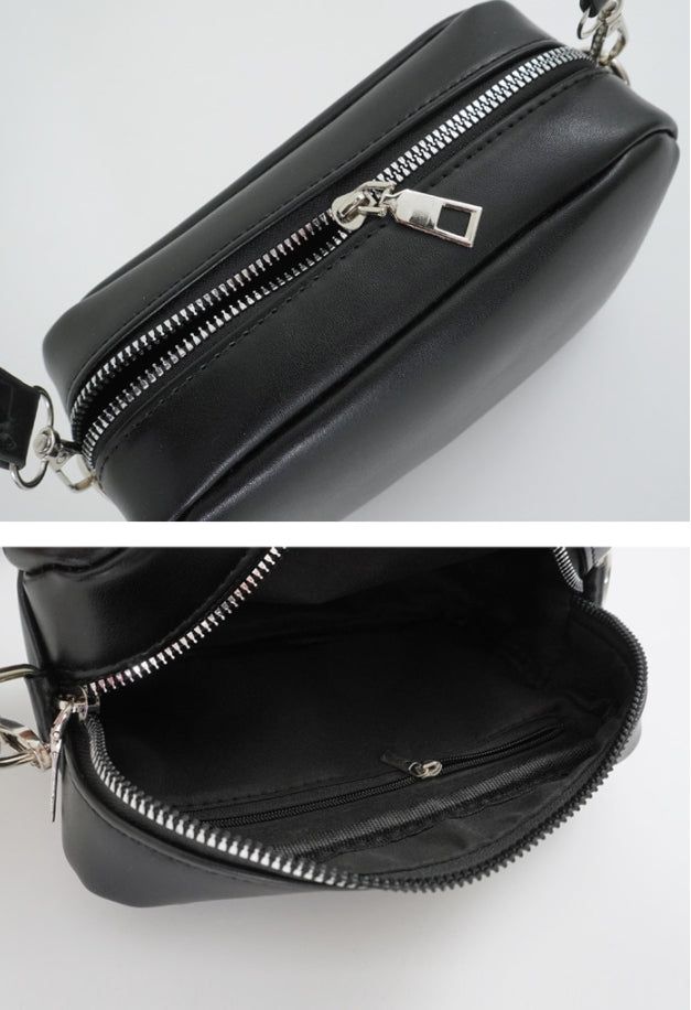 Minimal cross bag (with mini pouch)