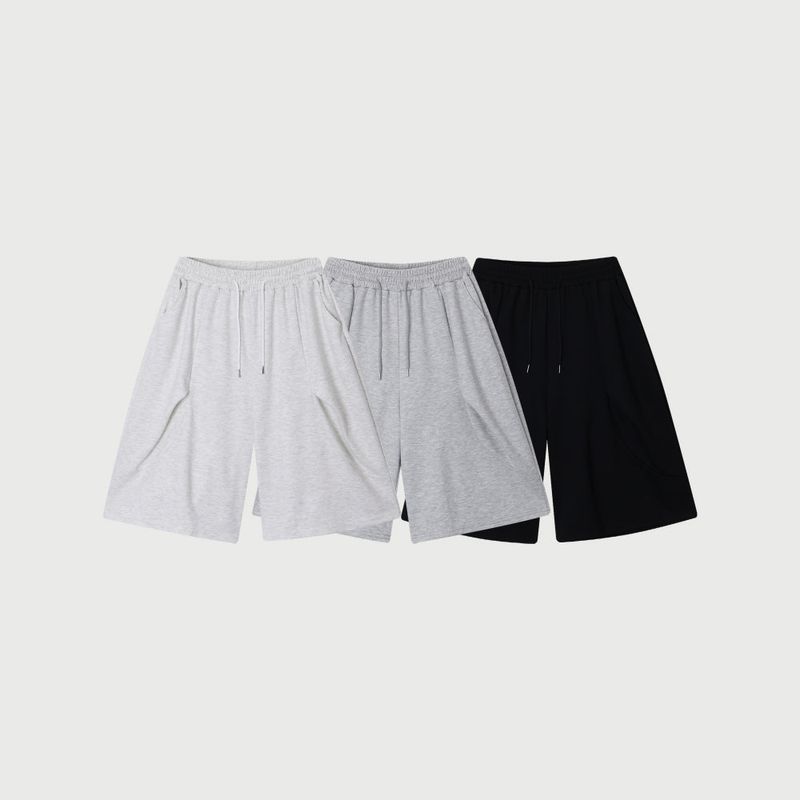 Noir Balloon Pintuck Bermuda Pants