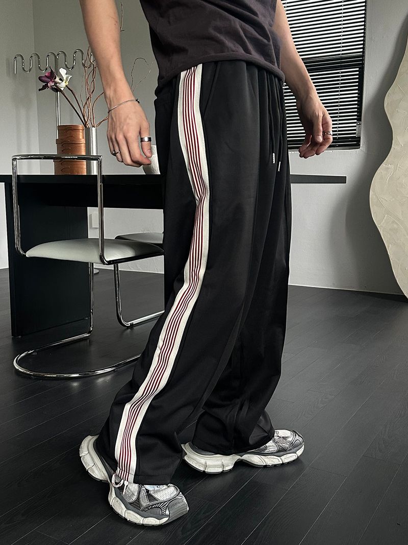 Side track line sweat pants(3color)