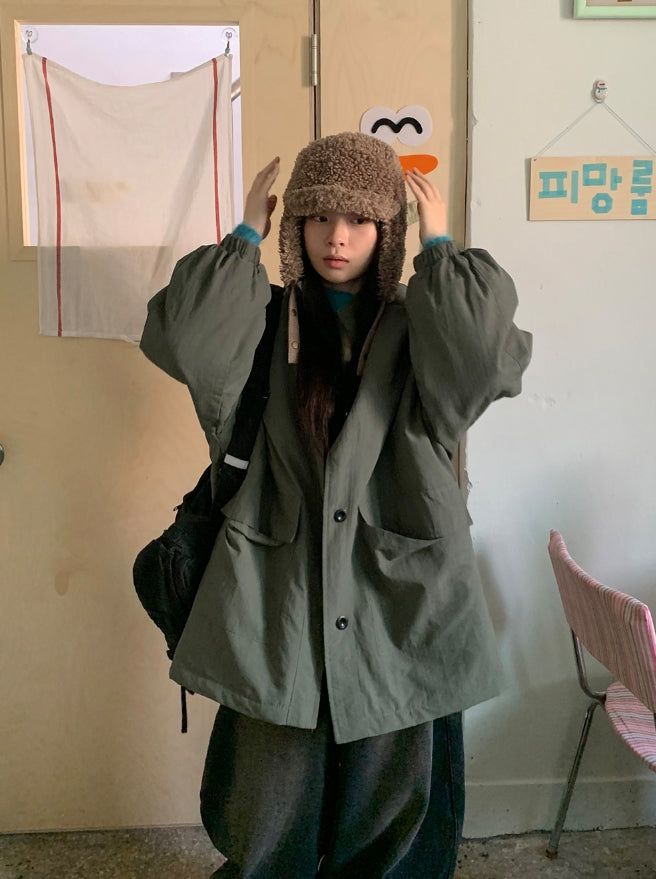 BAON（バオン）の「[unisex] Petter Half Bomber Padding Jumper（Jackets/Outerwear）」