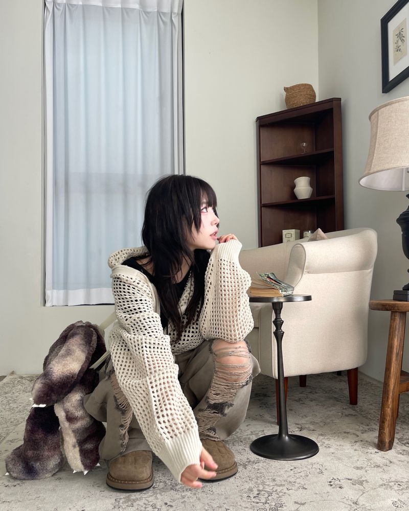 Vintage Beige grunge Balloon Bendable Pants