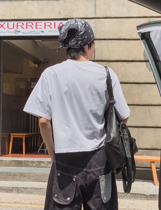 フルーヴベーシッククロップショートスリーブTシャツ