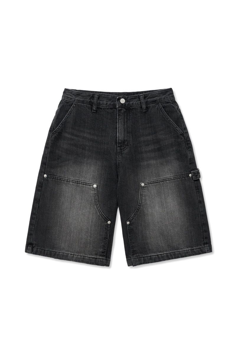 7 denim pants (black)