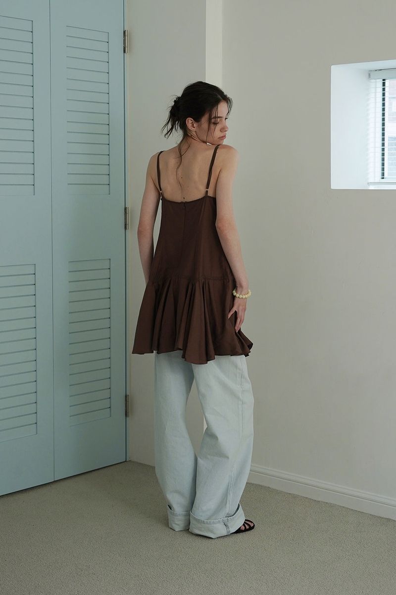 Nina slip dress_brown