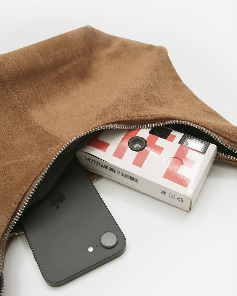 Bea Suede Shoulder Bag