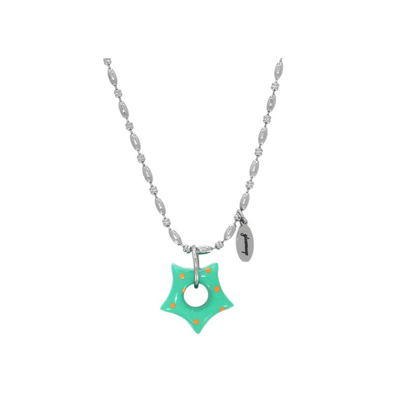gleameep（グリームイープ）の「gleaming リトルスタードットネックレス [green]（アクセサリー）」