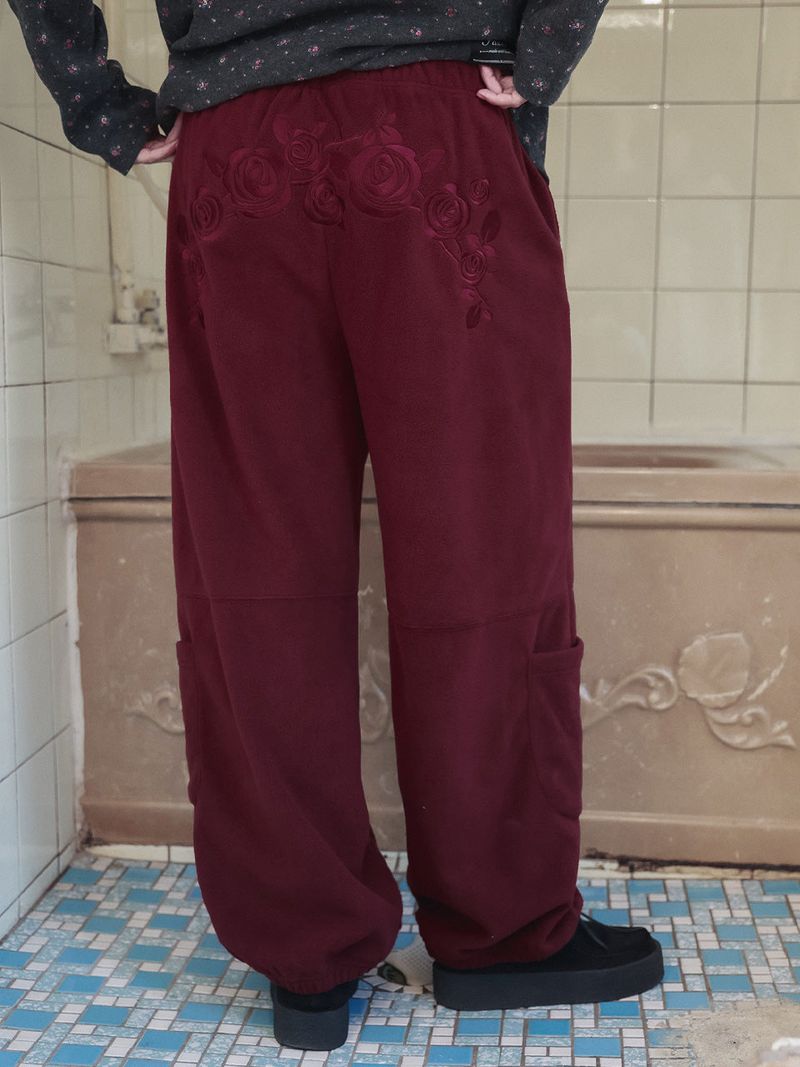 Fazed（フェイズド）の「Rosie fleece pants / burgundy（Pants）」