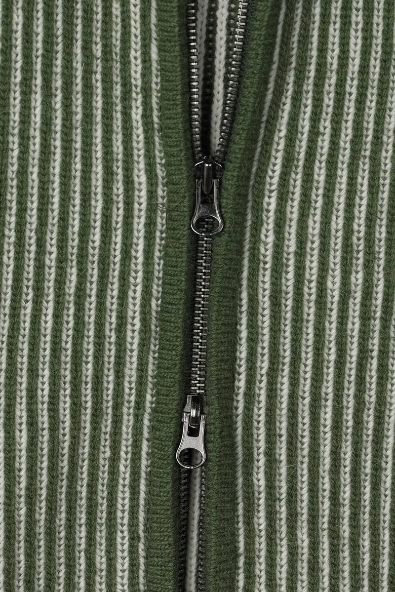 Meen Knitted Zip Up