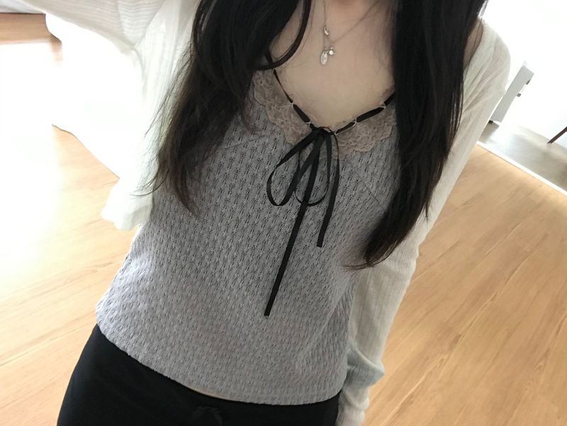 Kitten（キッテン）の「Pony Lace Sleeveless (one color)（Tops）」