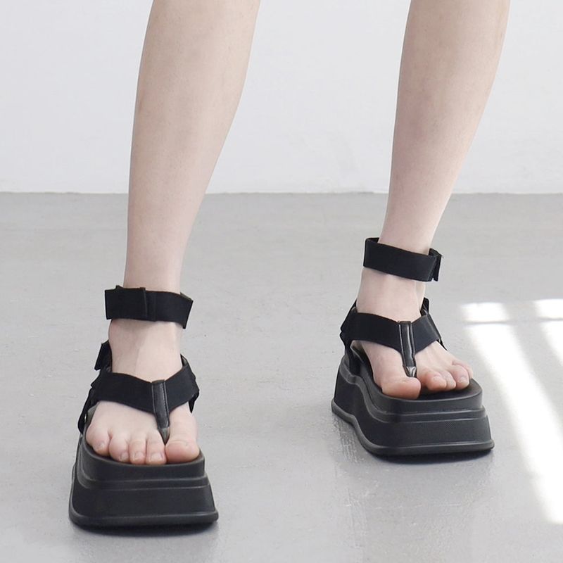 NONCODE（ノンコード）の「Prom strap platform sandals（Shoes）」