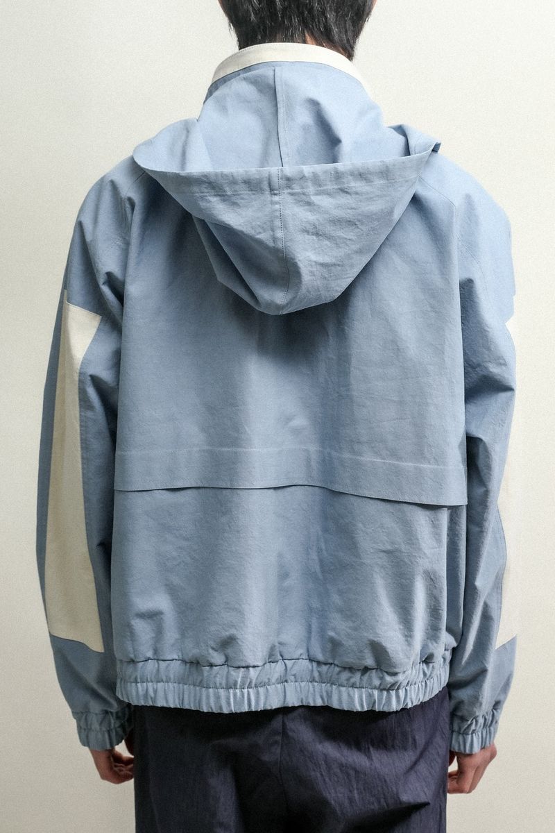SQUARE UTILITY JUMPER-DUSTY BLUE