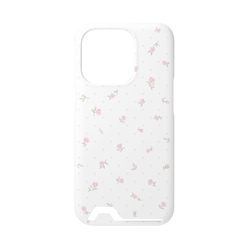 Dot Rose Card Poket Case
