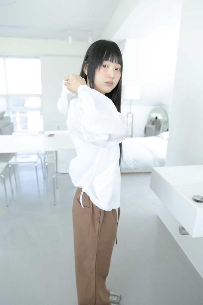 nylon stopper hood jumper(2colors)