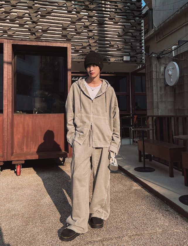 Kale Rail Pigment Wide Pants