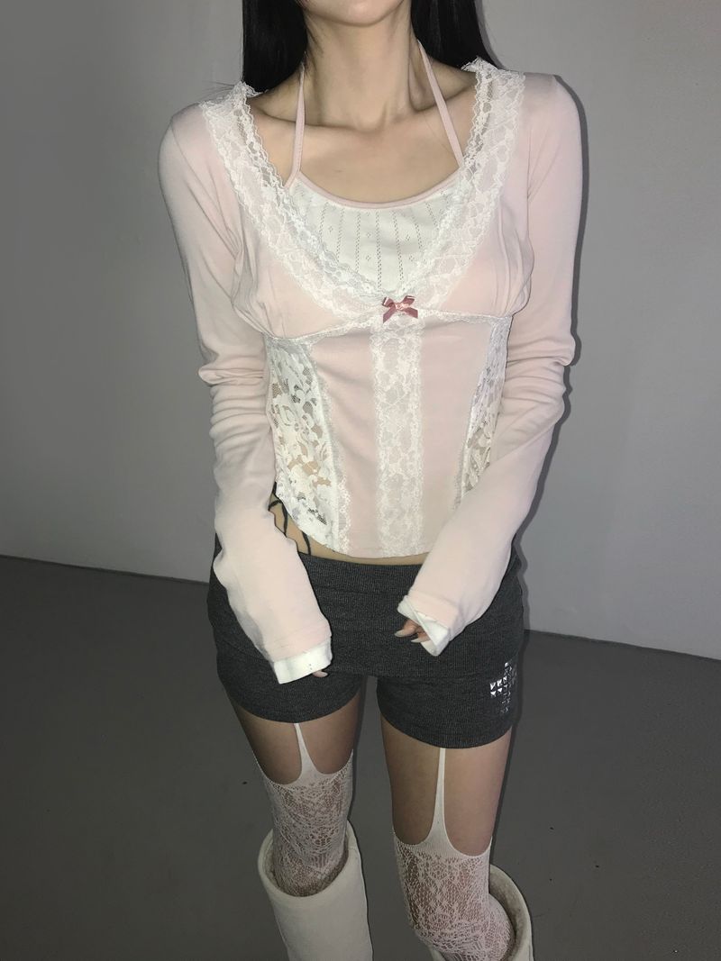 roomie lace top(4color)