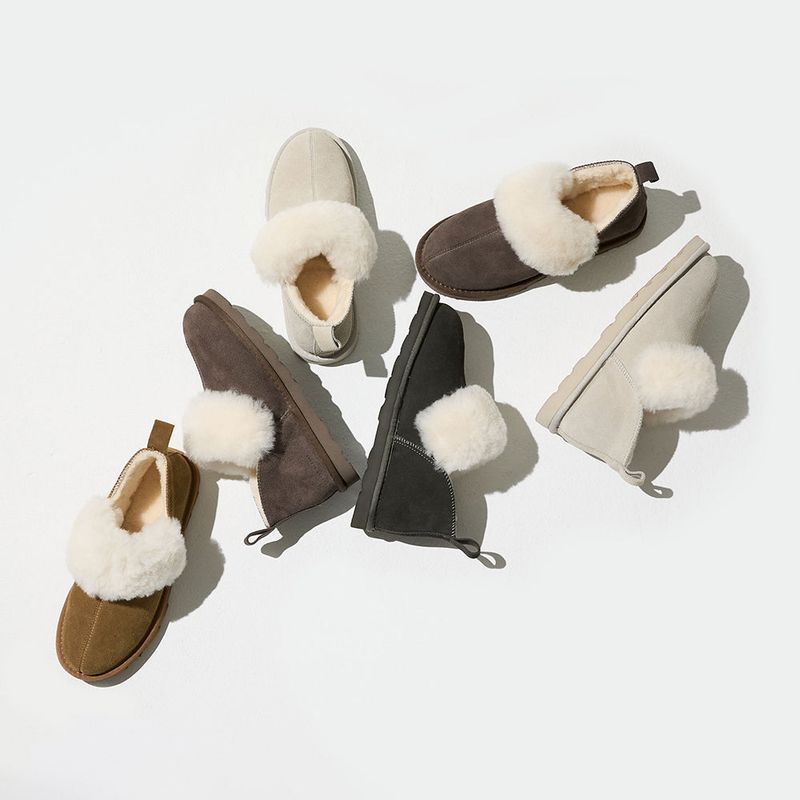 Toasty Fur Shoes - Beige