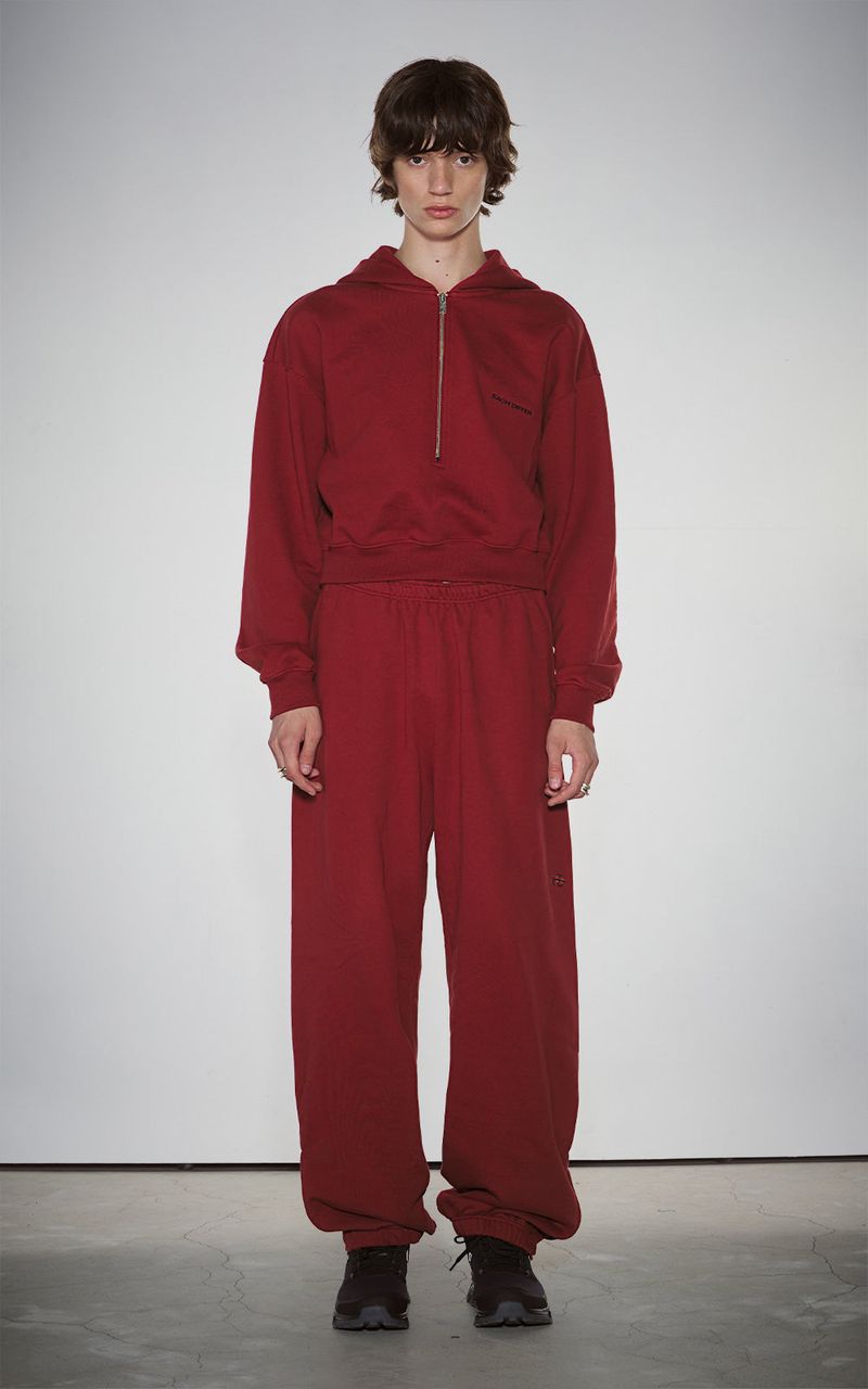 EACH DIFFER(イーチディファー)の「WIDE ZIP SWEATPANTS_DARK RED(Pants)」