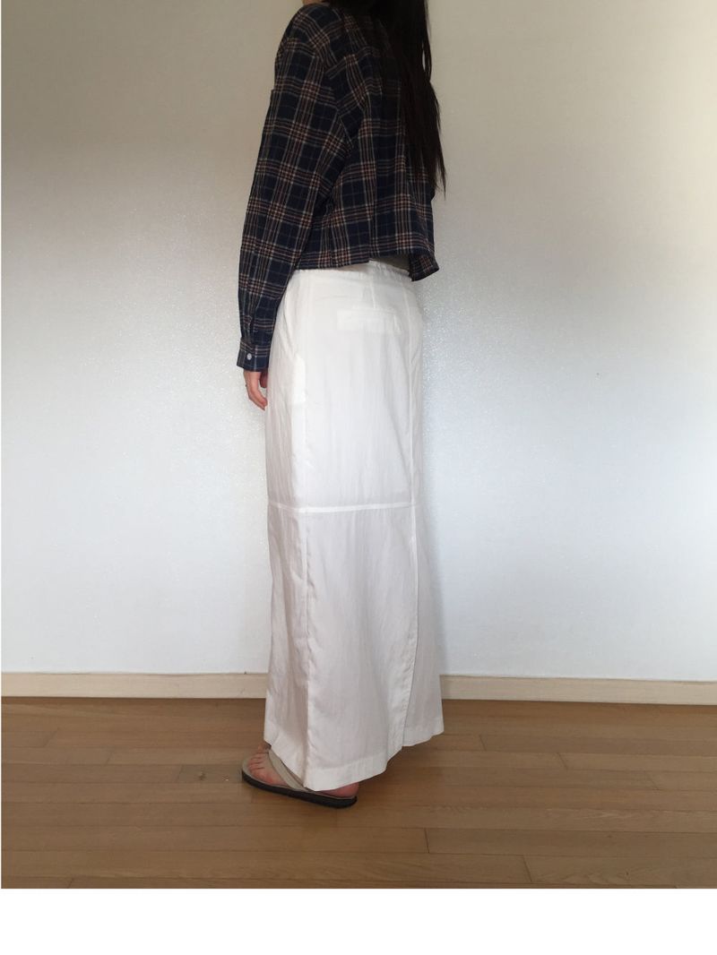 Check crop shirt (2 colors)