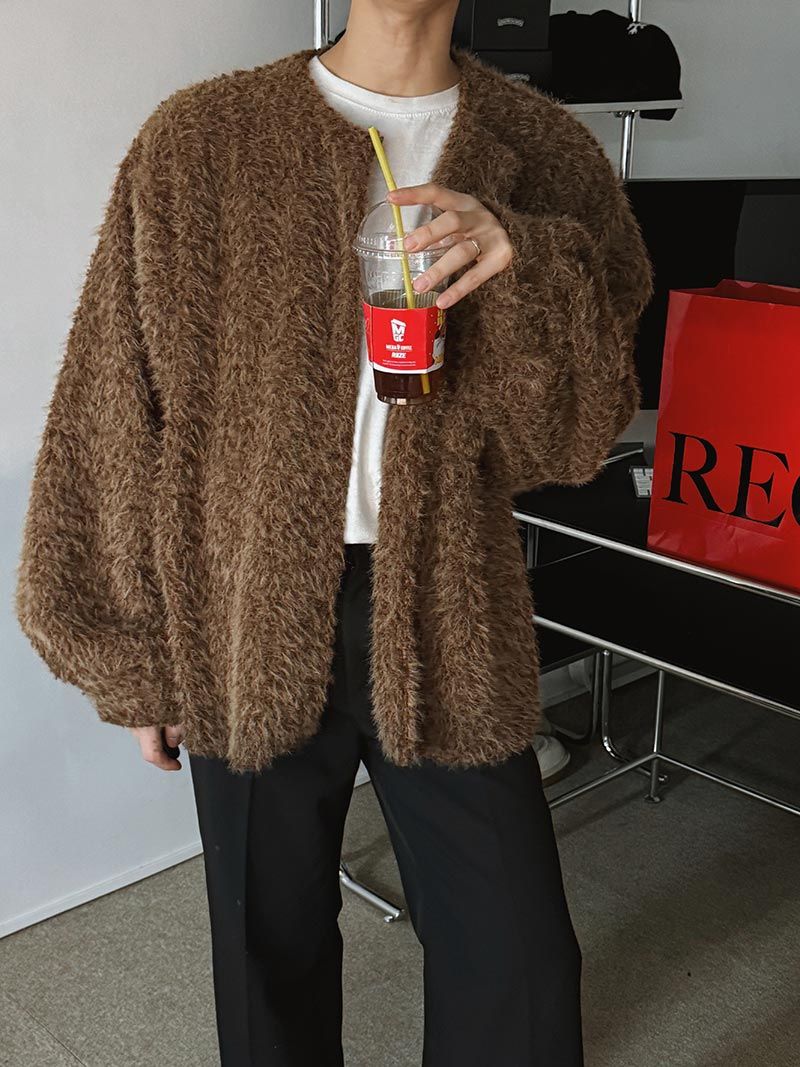 ASCLO Cloud Fur Cardigan (4color)