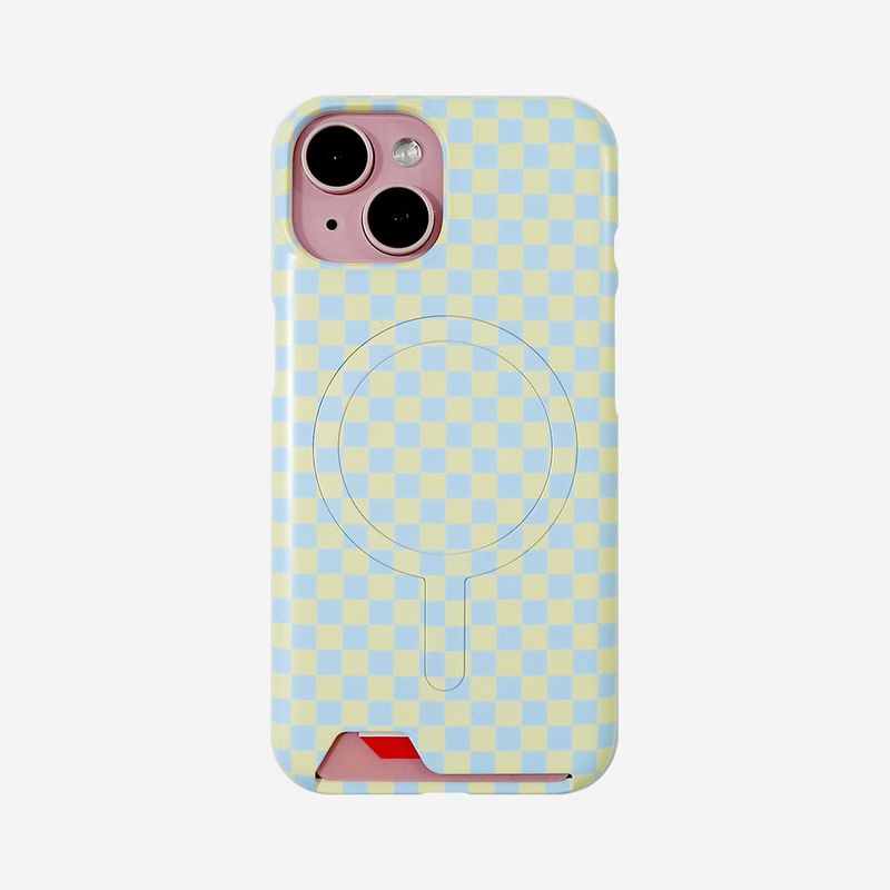 [MADE]SB Checkerboard-Matt Magsafe Card Phonecase