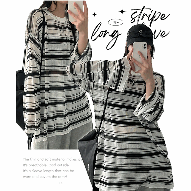 hijjoo（ハイチュー）の「PF Long Sleeve Knit T-shirt (2 colors)（Tops）」