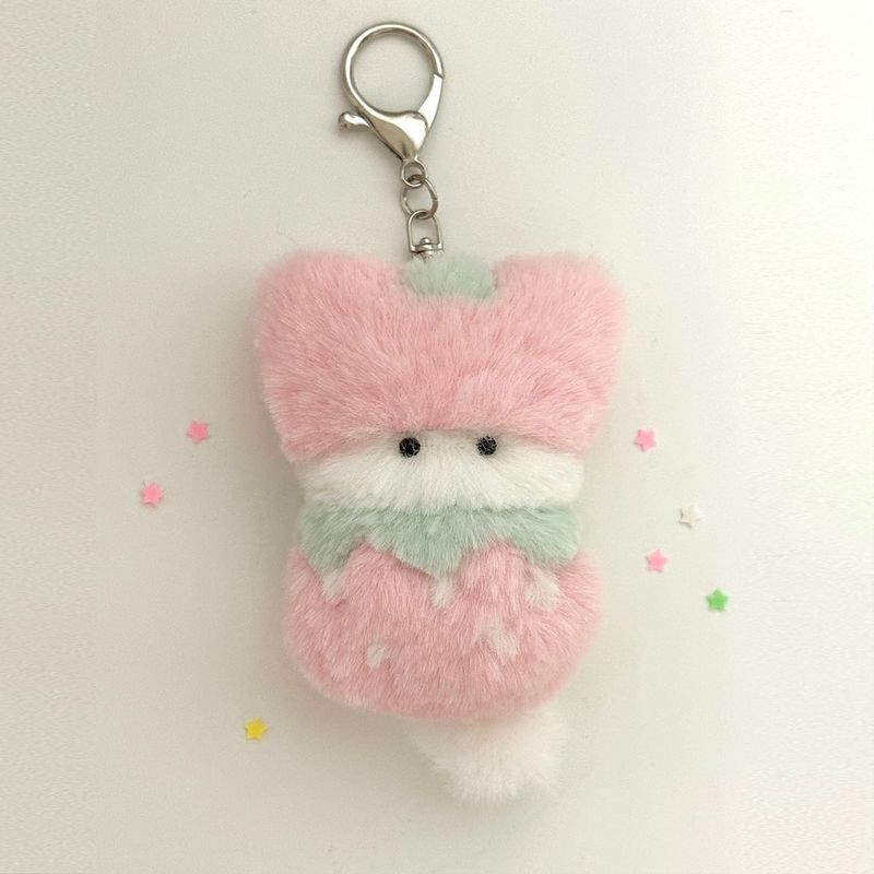 【MADE】 Strawberry Milk Fruit Nyan Keyring