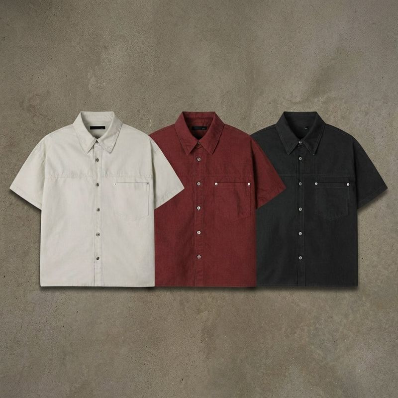Mist Beige Utility Shirt