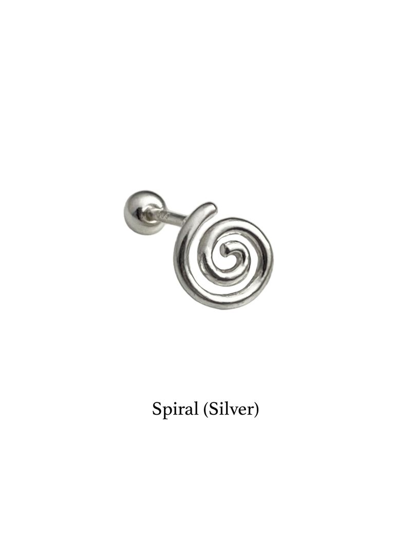 [Silver ver.] Fruit doodle piercing 2