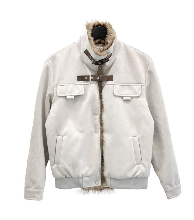 Recho Adjust Fur Suede Jacket